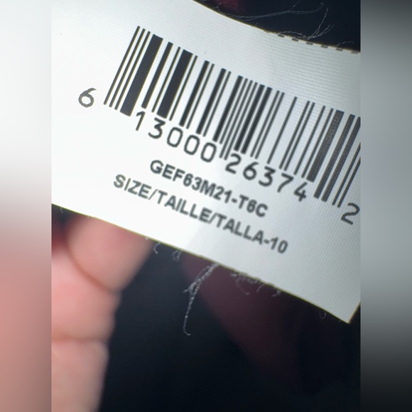 ❤️ BCBG Generation Burgundy Ruffle Skater Dress - Picture 8 of 9